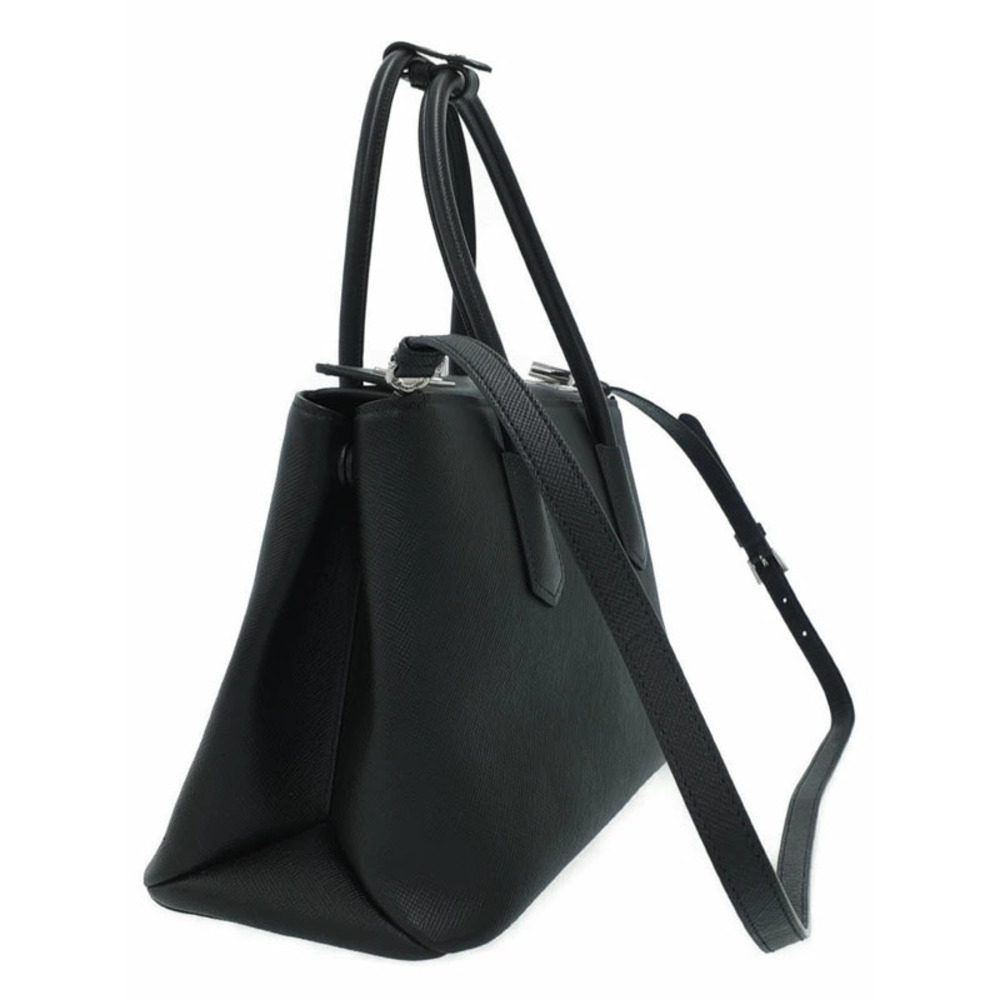 Prada Galleria Saffiano leather tote Shoulder bag black - Picture 2 of 9
